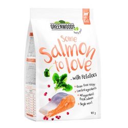 400g Salmon, Potatoes, Spinach, Cranberries Greenwoods Dry Cat Food
