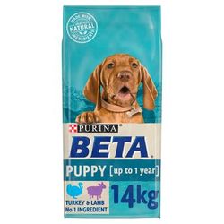 2x14kg Puppy Turkey & Lamb BETA Dry Dog Food