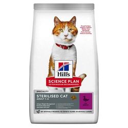 2x10kg Duck Young Adult Sterilised Cat Hill's Science Plan Dry Cat Food