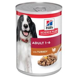 6x370g Turkey Adult Hill's Science Plan Wet Dog Food