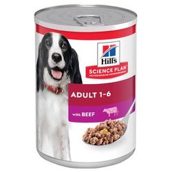 6x370g Beef Adult Hill's Science Plan Wet Dog Food