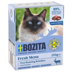 18x370g Reindeer Chunks in Gravy Bozita Wet Cat Food