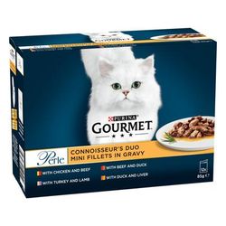 24x85g Connoisseur's Duo in Gravy Gourmet Perle Wet Cat Food