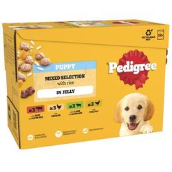 24x100g Puppy Mixed Pack in Jelly Pedigree Wet Dog Food