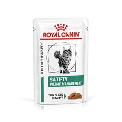 12x85g Satiety Weight Management Royal Canin Veterinary Diet Wet Cat Food
