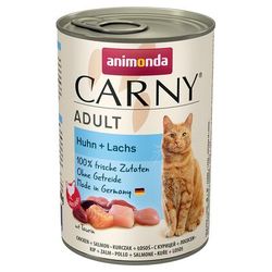 6x400g Chicken & Salmon Adult Carny Animonda Wet Cat Food