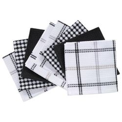 Flat Waffle Dish Cloths, Set Of 8 by T-fal in Neutral