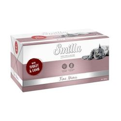 8x100g Turkey & Lamb Fine Menu Smilla Wet Cat Food