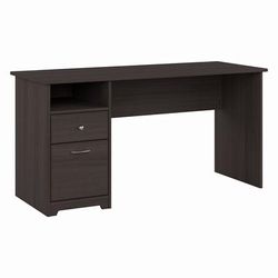 Bush Furniture Cabot 60W Computer Desk with Drawers in Heather Gray - Bush Furniture WC31760