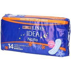 Lines Idea Notte Assorbenti senza Ali 14 pz