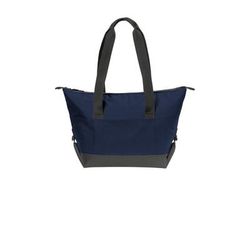 Port Authority BG516 18-Can Collapsible Cooler in River Blue Navy Blue/Dark Charcoal size OSFA | Denier Polyester
