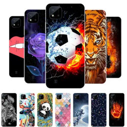 Pour Coque Realme C11 2021 étui Football étui arrière en Silicone souple pour Realme C11 2021 housse