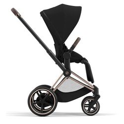 Cybex ePriam 2 Electronic Assist Stroller (One Box) - Rose Gold / Brown / Deep Black
