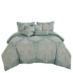 Lycoris 7PC COMFORTER SET (Queen) - Elight Home J22238V Q