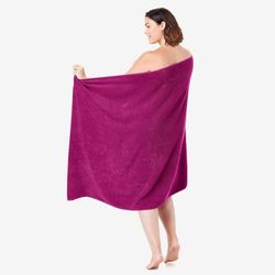 XXL Bath Sheet by BrylaneHome in Raspberry Towel