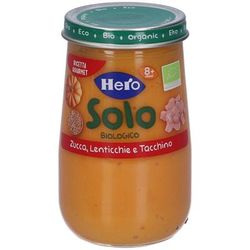 Hero Solo Omogeneizzato Zucca, Lenticchie e Tacchino 190 g Pappa