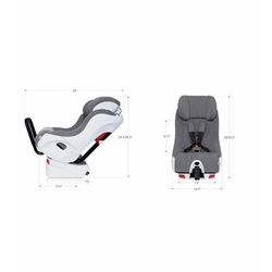 Clek Foonf Convertible Car Seat + Drink & Mat Thingy Bundle - Chrome (Albee Exclusive)