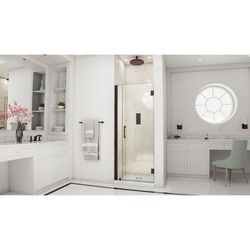 Dreamline DreamLine Unidoor 35 - 36 inch W x 72 inch H Frameless Hinged Shower Door in Oil Rubbed Bronze SHDR-20357210-06