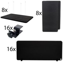 t.akustik Office Set Open Plan 16 BK