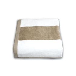 Tropical Cabana Bathsheet Bath Sheet by ESPALMA in Sand