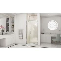 Dreamline DreamLine Unidoor 42 - 43 inch W x 72 inch H Frameless Hinged Shower Door with Support Arm in Chrome SHDR-20427210-01