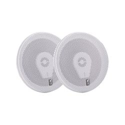 Poly-Planar MA8505W 5" Three-Way Titanium Series Marine Speakers - White MA8505W