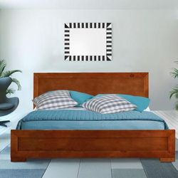 Oxford Platform Bed by Camden Isle in Cherry (Size QUEEN)