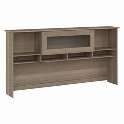 Bush Furniture Cabot 72W Desk Hutch in Ash Gray - Bush Furniture WC31273