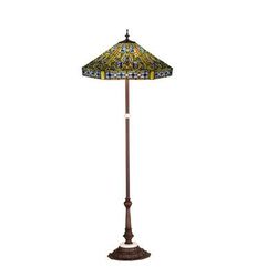 "63"H Tiffany Elizabethan Floor Lamp.602 - Meyda Lighting 31116"