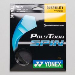 Yonex POLYTOUR Spin 16L 1.25 Tennis String Packages Black