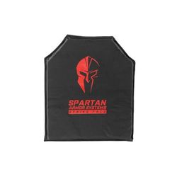Spartan Armor Systems Flex Fused Core IIIA Soft Body Armor Single Plate Black 10x12 SAS-PLYIIIA-1012-SGL