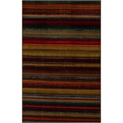 Boho Stripe Multi 5' X 8' by Mohawk Home in Multi