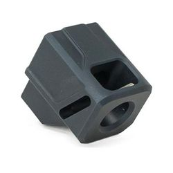 Faxon Firearms EXOS-513 Pistol Compensator Glock and FX-19 9mm Black 816341026179