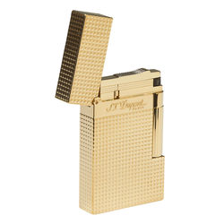 S.T. Dupont Ligne 2 Lighter - Diamond Head/Yellow Gold