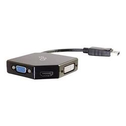 C2G DisplayPort to HDMI, VGA, or DVI Adapter Converter