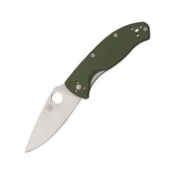 Spyderco Tenacious Folding Knife3.375in8Cr13MoV SteelStandard EdgeGreenG10 Handle C122GPGR