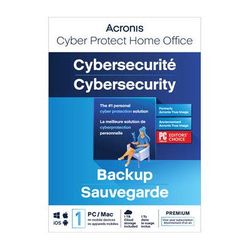 Acronis Cyber Protect Home Office Premium Edition (1 Windows or Mac License, 1-Year HOPASHLOS