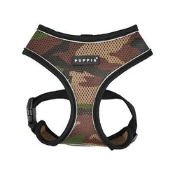 Camo Over-The-Head Soft Dog Harness Pro, Large, Brown
