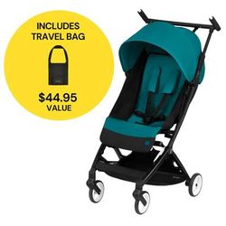 Cybex Libelle Compact Stroller + Travel Bag Bundle - River Blue / Black