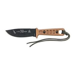 Tops Knives Lite Trekker Fixed Blade Knife w/Striker Tan 4.25in TLT-01