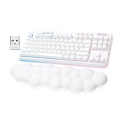 Logitech G G715 LIGHTSPEED Wireless Mechanical Gaming Keyboard (White Mist, GX Red Swi 920-010684