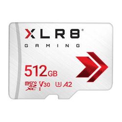 PNY 512GB XLR8 Gaming UHS-I microSDXC Memory Card P-SDU512V32100XLR-GE