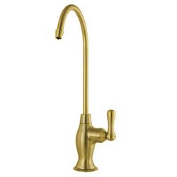 Kingston Brass KSAG3197AL Restoration Reverse Osmosis System Filtration Water Air Gap Faucet, Brushed Brass - Kingston Brass KSAG3197AL