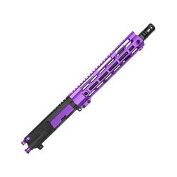 XTS Complete Upper Receiver w/o BCG AR-15 300 BO 19.5in 10.5in Pistol 1-8 Twist 5/8x24 Thread M-LOK Bird Cage Black Nitride Finish Purple XTSCUBO10PP