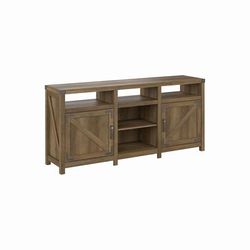 Bush Furniture Cottage Grove 65W Farmhouse TV Stand for 70 Inch TV in Reclaimed Pine - Bush Furniture CGV265RCP-03
