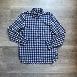 J. Crew Tops | Jcrew Womens Gingham Shirt Size 4 | Color: Green/Pink | Size: 4