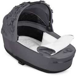 Cybex Priam 4 / ePriam 2 Lux Carry Cot - Simply Flowers Dream Grey