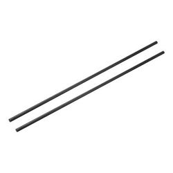 2pcs Carbon Fiber Rod, 2.5mm x 150mm for RC Plane DIY Quadcopter Arm - Black