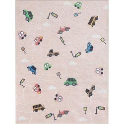 Well Woven Kids Rugs Traffic Modern Machine Washable Area Rug