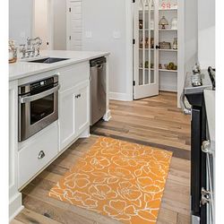 DOGWOOD SKETCH Kitchen Mat By Kavka Designs